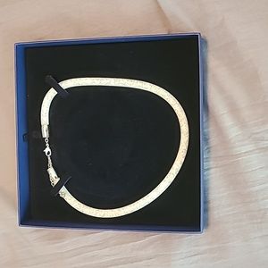 Swarovski white crystal necklace